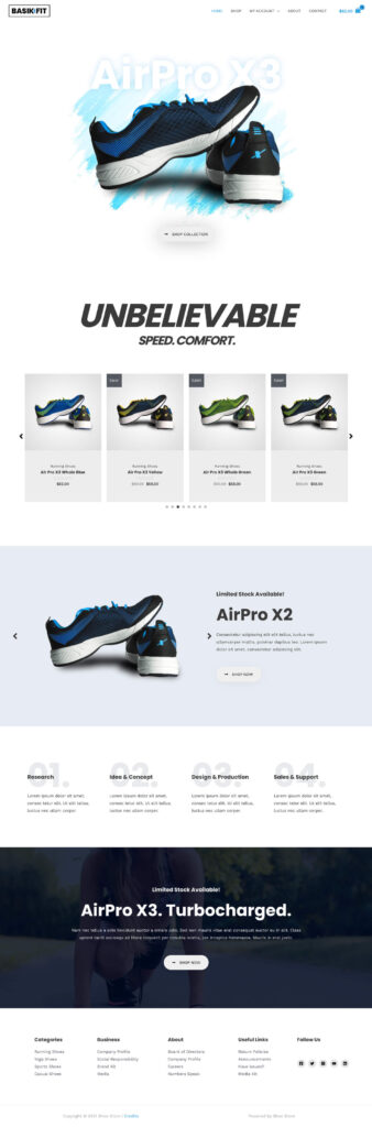 shoe-store-home-page